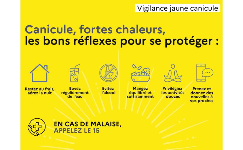 Vigilance Jaune Canicule